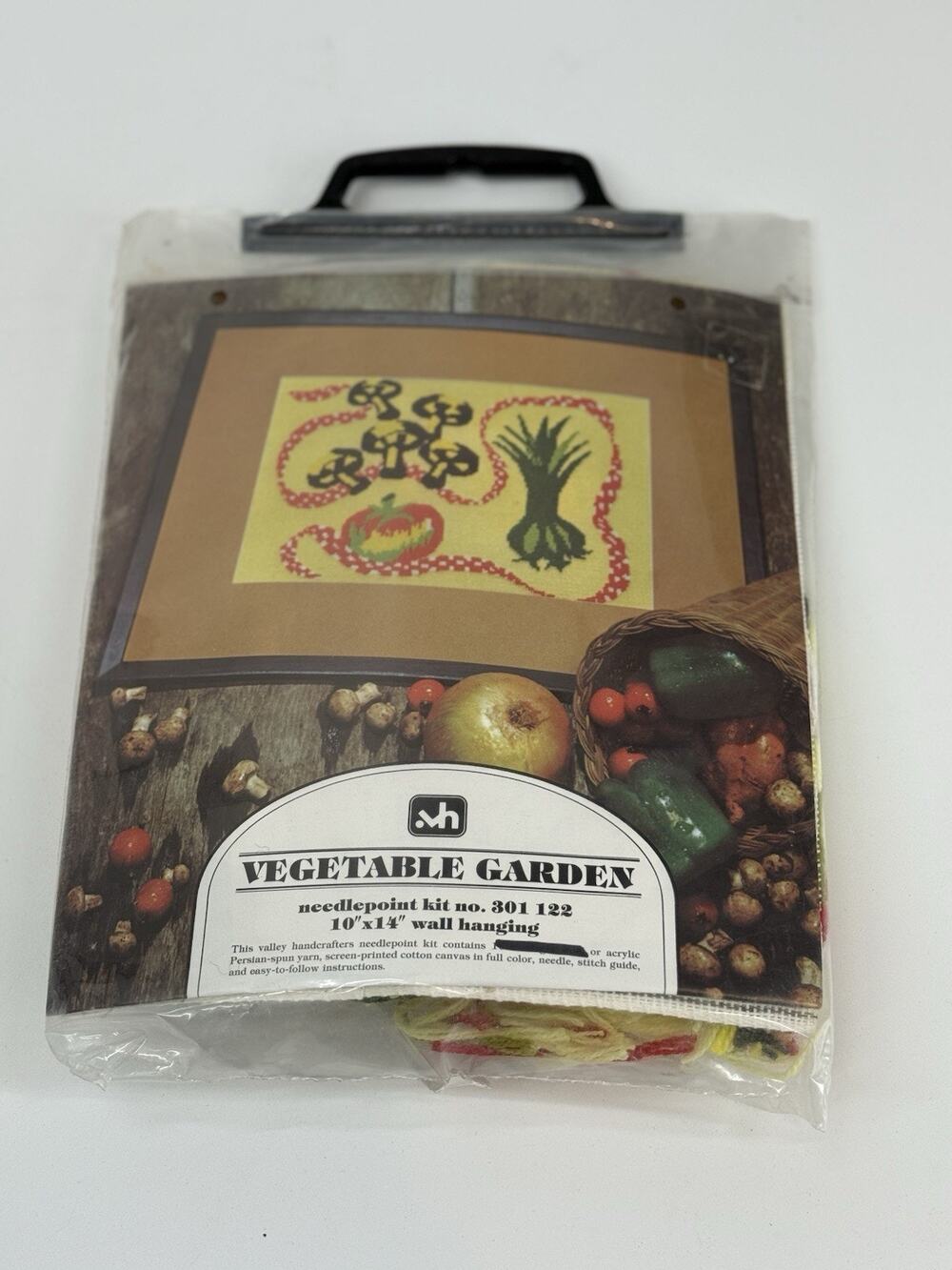 Vintage Vegetable Garden Needlepoint Kit Sealed USA